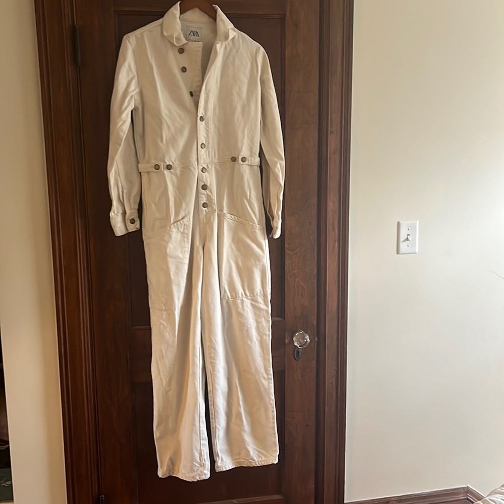Zara Cream Jumpsuit